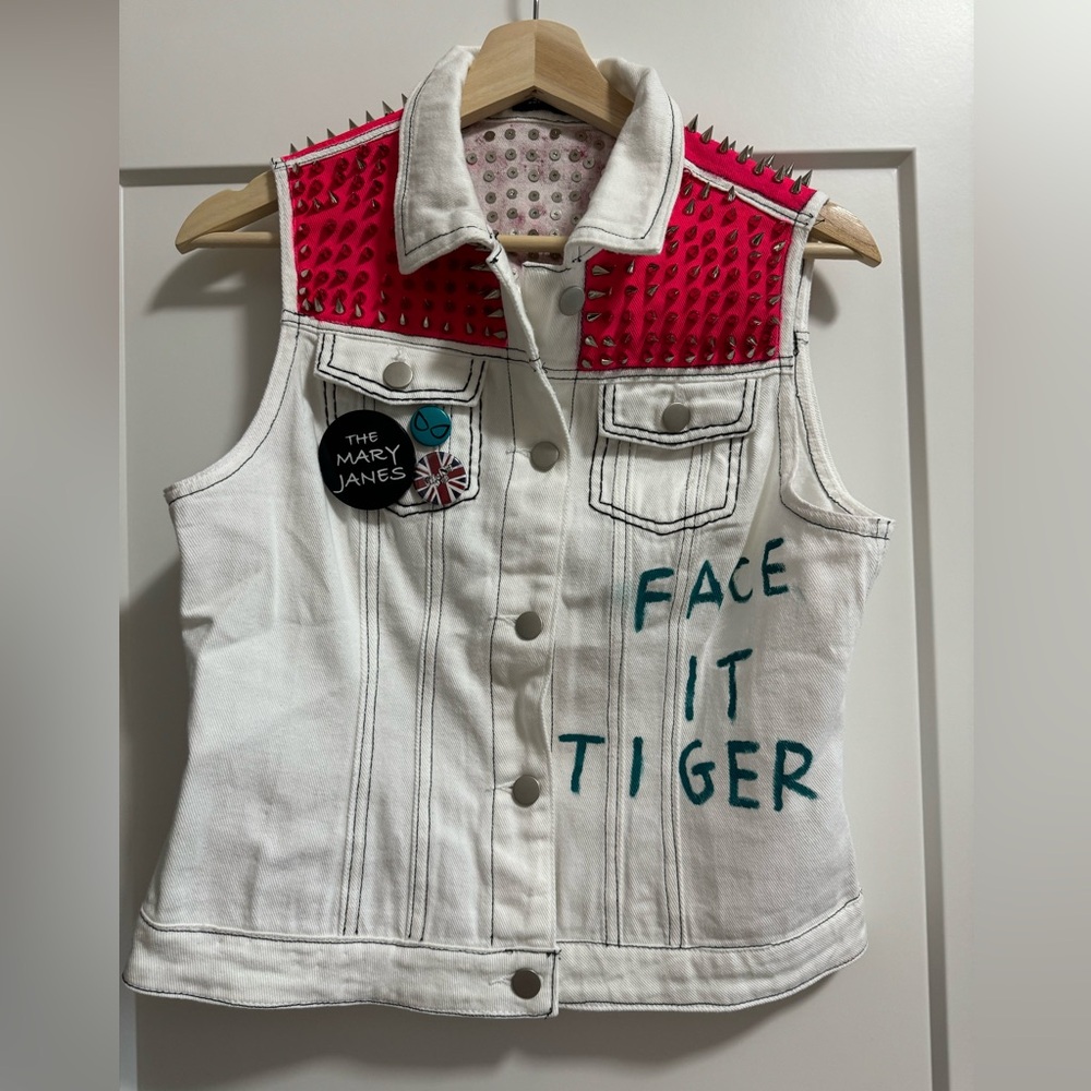 Handmade Spider-Gwen Punk Vest